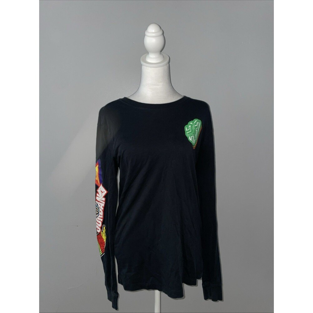 Jordan Long Sleeve Shirt Mens S Black Air Jordan 23 Graphic Flight Logo Tee